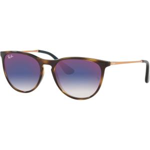 image:imageRayBan Junior Kids RJ9060s Erika Round SunglassesHavanaBlue Mirrored Red