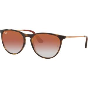 image:imageRayBan Junior Kids RJ9060s Erika Round SunglassesHavanaRed Mirrored Red
