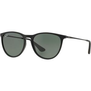 image:imageRayBan Junior Kids RJ9060s Erika Round SunglassesRubber BlackGreen