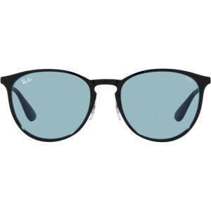 image:imageRayBan RB3539 Erika Metal Polarized Round SunglassesBlackEvolve Photochromic Blue to Violet