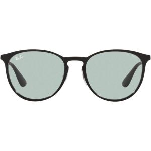 image:imageRayBan RB3539 Erika Metal Polarized Round SunglassesBlackEvolve Photochromic Green to Blue