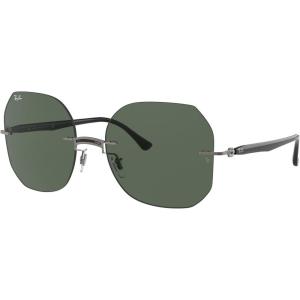 image:imageRayBan Womens Rb8067 Titanium Square Sunglasses