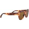 image:imageRayBan Unisex Rb2186 State Street Square SunglassesStriped HavanaB15 Brown