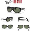 image:imageRayBan Womens Rb4101 Jackie Ohh Butterfly SunglassesBlackGreen