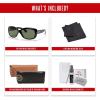 image:imageRayBan Womens Rb4101 Jackie Ohh Butterfly SunglassesBlackGreen