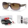 image:imageRayBan Womens Rb4101 Jackie Ohh Butterfly SunglassesBrown Gradient LilacCrystal Chocolate Gradient