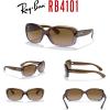 image:imageRayBan Womens Rb4101 Jackie Ohh Butterfly SunglassesBrown Gradient LilacCrystal Chocolate Gradient