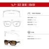 image:imageRayBan Womens Rb4101 Jackie Ohh Butterfly SunglassesLight HavanaBrown Gradient Polarized