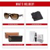 image:imageRayBan Womens Rb4101 Jackie Ohh Butterfly SunglassesLight HavanaBrown Gradient Polarized