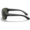 image:imageRayBan Womens Rb4068 Square SunglassesBlack FrameGreen G15xlt Lens