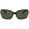 image:imageRayBan Womens Rb4068 Square SunglassesBlackG15 Green