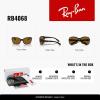 image:imageRayBan Womens Rb4068 Square SunglassesHavanaBrown