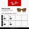image:imageRayBan Womens Rb4068 Square SunglassesHavanaBrown