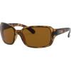 image:imageRayBan Womens Rb4068 Square SunglassesHavanaPolarized B15 Brown