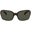 image:imageRayBan Womens Rb4068 Square SunglassesMatte HavanaPolarized G15 Green