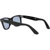 image:imageRayBan unisexadult Rb2140f Original Wayfarer Low Bridge Fit Square SunglassesBlackBlue Grey