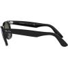image:imageRayBan unisexadult Rb2140f Original Wayfarer Low Bridge Fit Square SunglassesBlackG15 Green