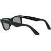 image:imageRayBan unisexadult Rb2140f Original Wayfarer Low Bridge Fit Square SunglassesBlackGreen