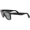 image:imageRayBan unisexadult Rb2140f Original Wayfarer Low Bridge Fit Square SunglassesBlackGreen