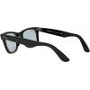 image:imageRayBan unisexadult Rb2140f Original Wayfarer Low Bridge Fit Square SunglassesBlackLight Grey
