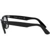 image:imageRayBan unisexadult Rb2140f Original Wayfarer Low Bridge Fit Square SunglassesBlackLight Grey
