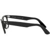 image:imageRayBan unisexadult Rb2140f Original Wayfarer Low Bridge Fit Square SunglassesBlackPolarized Grey