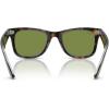 image:imageRayBan unisexadult Rb2140f Original Wayfarer Low Bridge Fit Square SunglassesDark Havana on MulticolorGreen