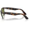image:imageRayBan unisexadult Rb2140f Original Wayfarer Low Bridge Fit Square SunglassesDark Havana on MulticolorGreen