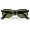 image:imageRayBan unisexadult Rb2140f Original Wayfarer Low Bridge Fit Square SunglassesDark Havana on MulticolorGreen