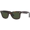 image:imageRayBan unisexadult Rb2140f Original Wayfarer Low Bridge Fit Square SunglassesHavanaGreen