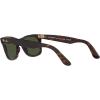 image:imageRayBan unisexadult Rb2140f Original Wayfarer Low Bridge Fit Square SunglassesHavanaGreen