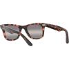 image:imageRayBan unisexadult Rb2140f Original Wayfarer Low Bridge Fit Square SunglassesPink HavanaPolarized Clear Gradient Dark Grey