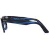 image:imageRayBan unisexadult Rb2140f Original Wayfarer Low Bridge Fit Square SunglassesStriped BlueBlue