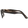 image:imageRayBan unisexadult Rb2140f Original Wayfarer Low Bridge Fit Square SunglassesStriped GreyGrey Gradient