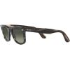 image:imageRayBan unisexadult Rb2140f Original Wayfarer Low Bridge Fit Square SunglassesStriped GreyGrey Gradient