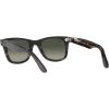 image:imageRayBan unisexadult Rb2140f Original Wayfarer Low Bridge Fit Square SunglassesStriped GreyGrey Gradient