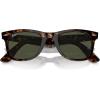 image:imageRayBan unisexadult Rb2140f Original Wayfarer Low Bridge Fit Square SunglassesTortoiseG15 Green