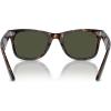 image:imageRayBan unisexadult Rb2140f Original Wayfarer Low Bridge Fit Square SunglassesTortoiseG15 Green