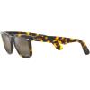 image:imageRayBan unisexadult Rb2140f Original Wayfarer Low Bridge Fit Square SunglassesYellow HavanaPolarized Clear Gradient Brown