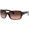image:imageRayBan Womens Rb4068 Square SunglassesHavanaPink Gradient Brown