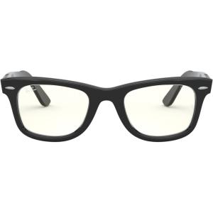 image:imageRayBan unisexadult Rb2140f Original Wayfarer Low Bridge Fit Square SunglassesBlackPolarized Grey