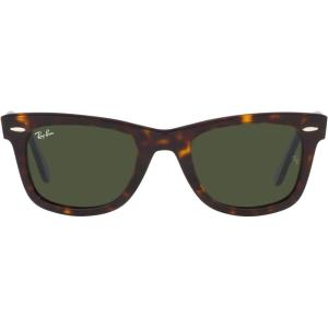 image:imageRayBan unisexadult Rb2140f Original Wayfarer Low Bridge Fit Square SunglassesHavanaGreen