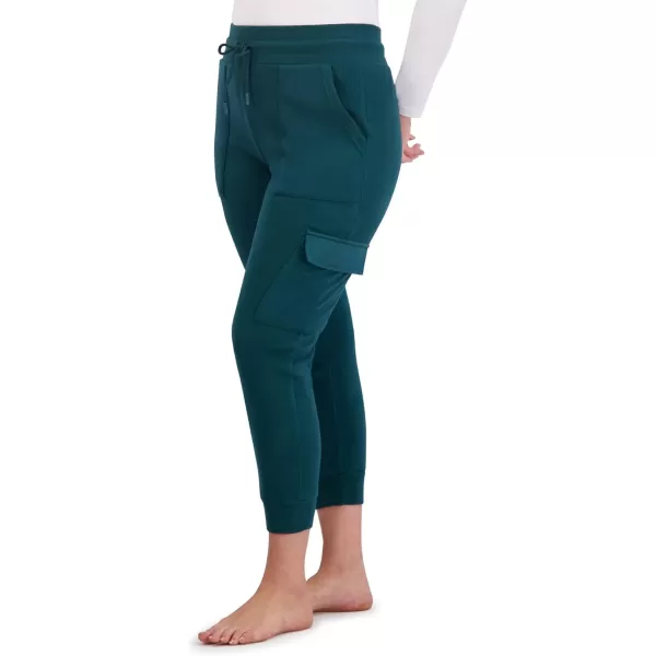imageBEARPAW Womens Micro Fleece Drawstring Athletic Jogger Sweatpants with PocketsPine Cargo