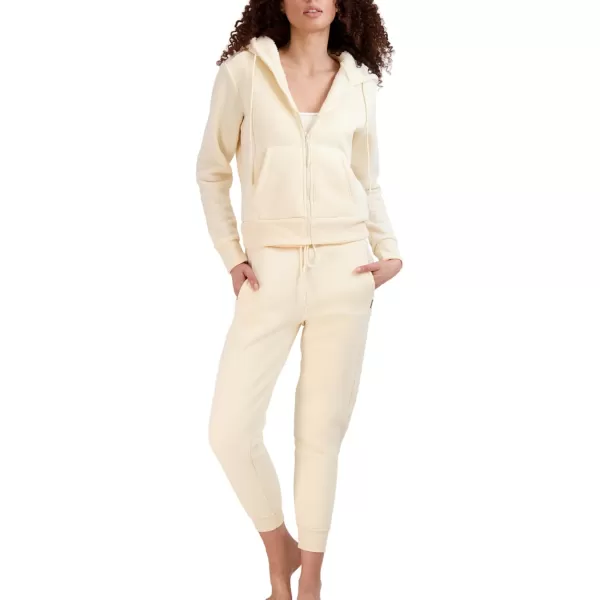 imageBEARPAW Womens Sherpa Jogger Pants with PocketsIvory