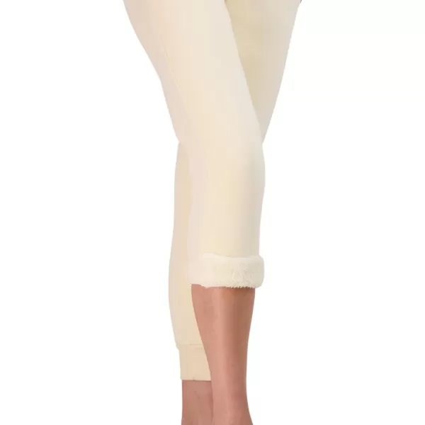 imageBEARPAW Womens Sherpa Jogger Pants with PocketsIvory