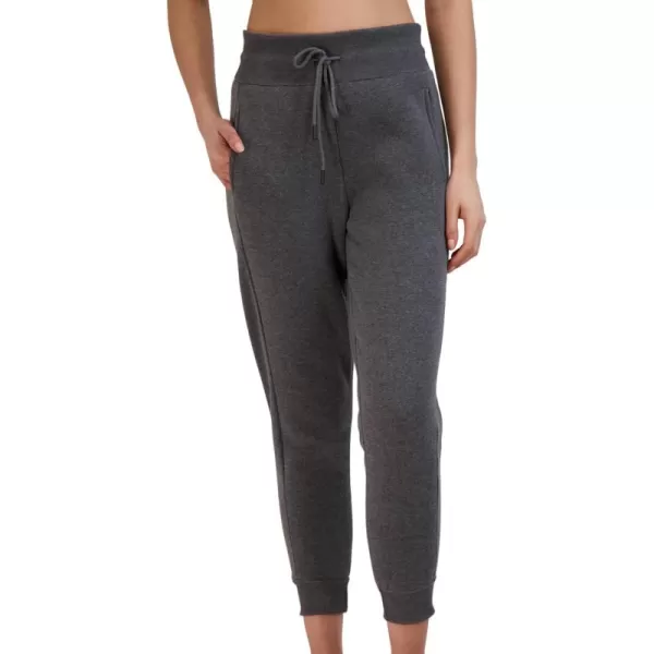 imageBEARPAW Womens Sherpa Jogger Pants with PocketsHeather Grey