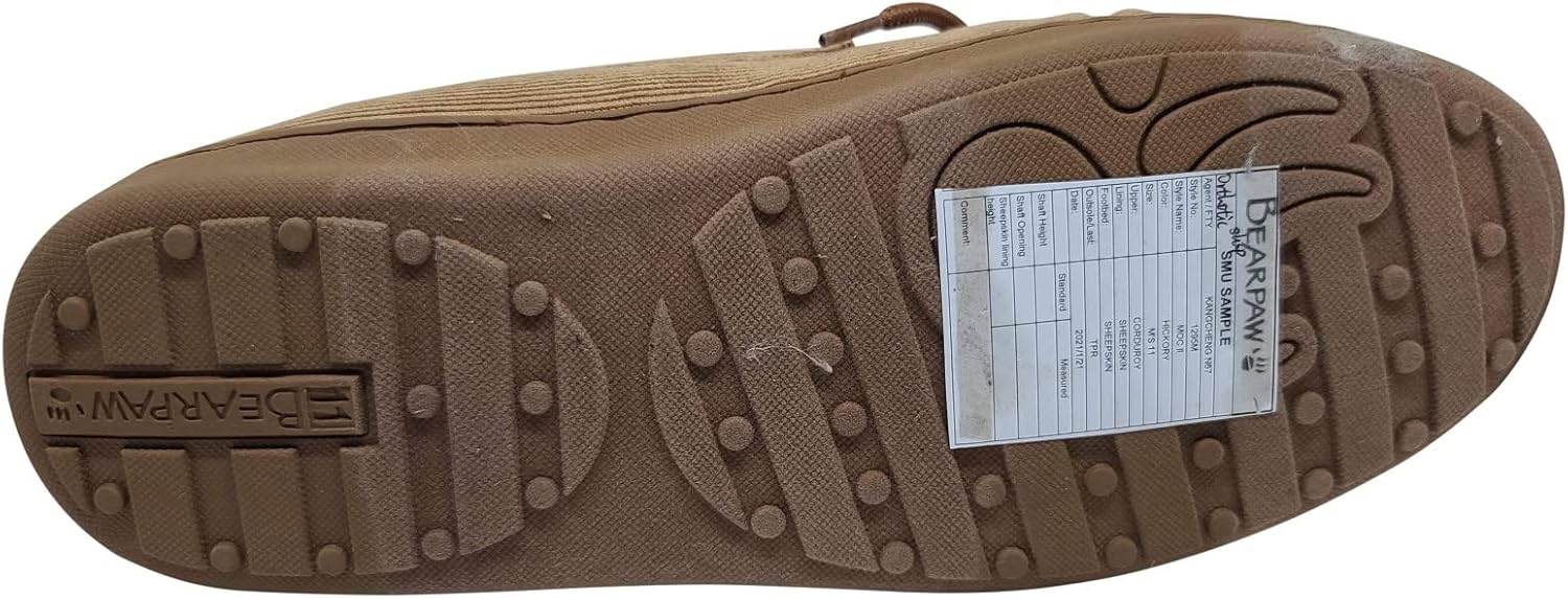 imageBEARPAW Mens Moc II Multiple Colors  Mens Slipper  Mens Shoe  Comfortable ampamp LightweightWalnut Corduroy