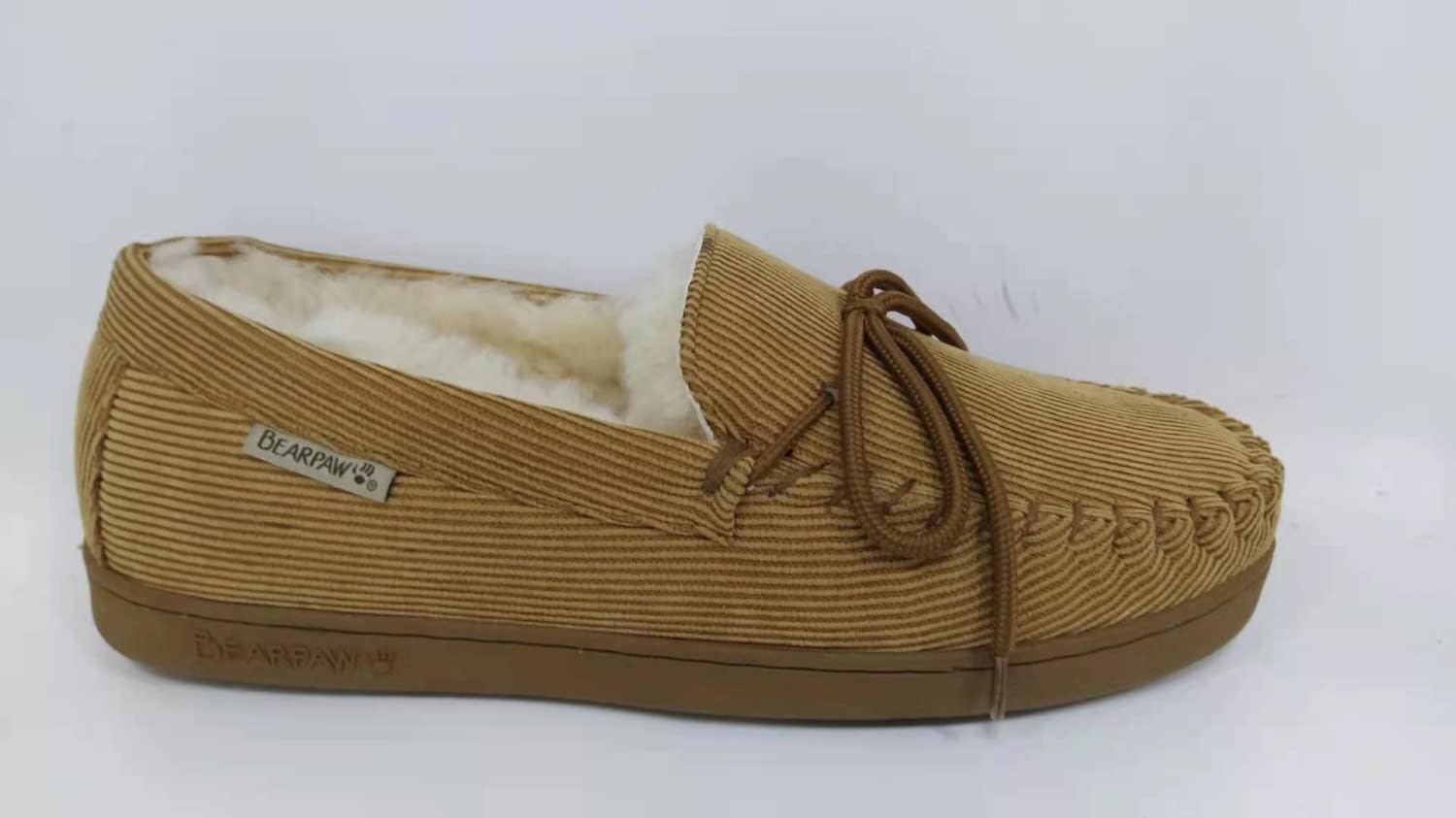 imageBEARPAW Mens Moc II Multiple Colors  Mens Slipper  Mens Shoe  Comfortable ampamp LightweightWalnut Corduroy