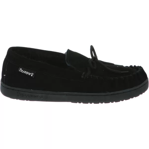 imageBEARPAW Mens Moc II Multiple Colors  Mens Slipper  Mens Shoe  Comfortable ampamp LightweightBlack