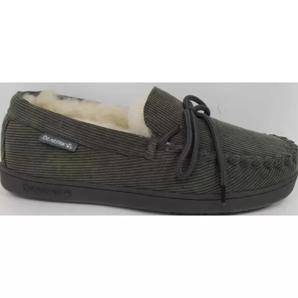 imageBEARPAW Mens Moc II Multiple Colors  Mens Slipper  Mens Shoe  Comfortable ampamp LightweightCharcoal Charcoal Corduroy